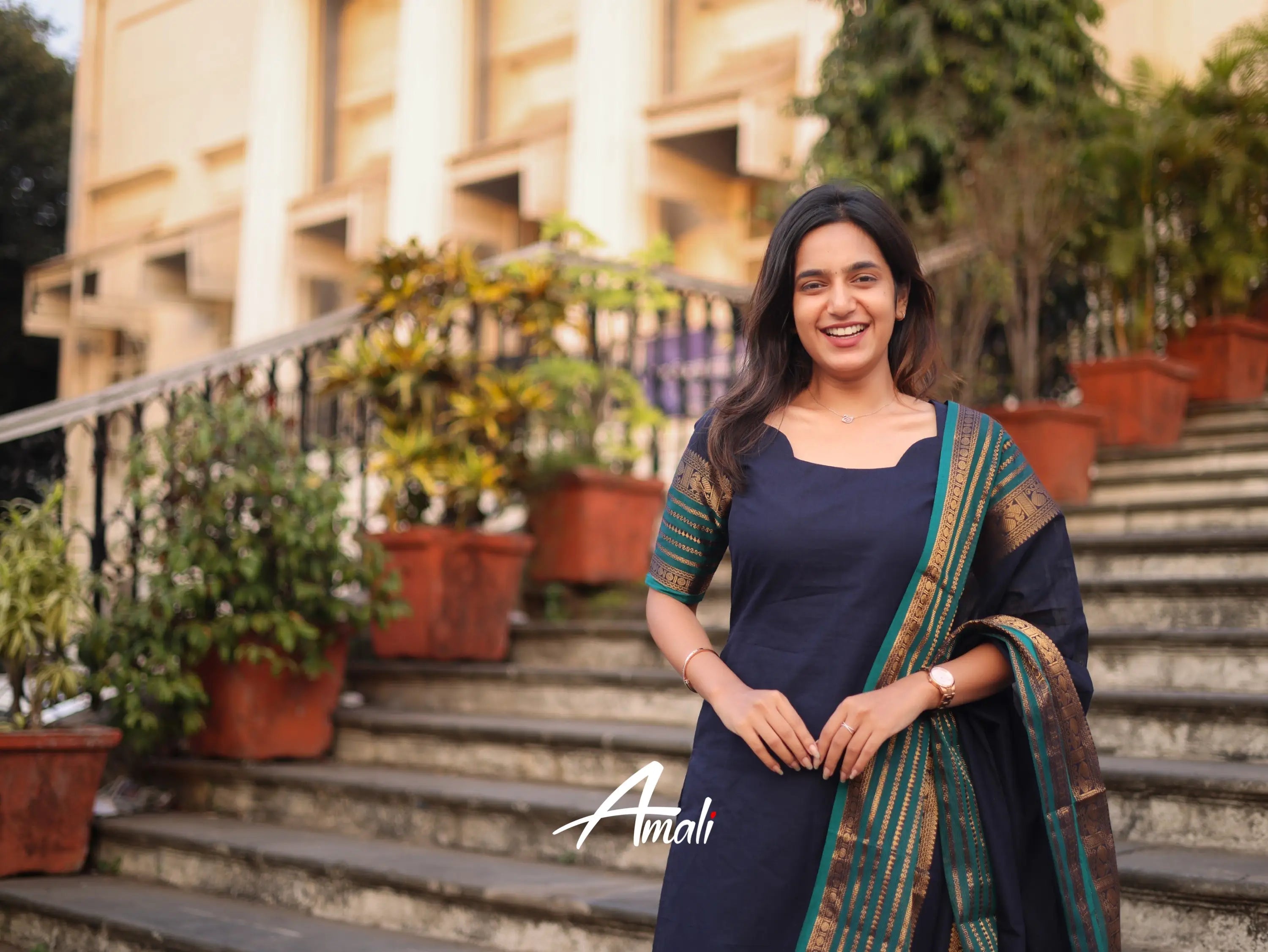 Kajal Kanchi Cotton Kurti Dupatta Set