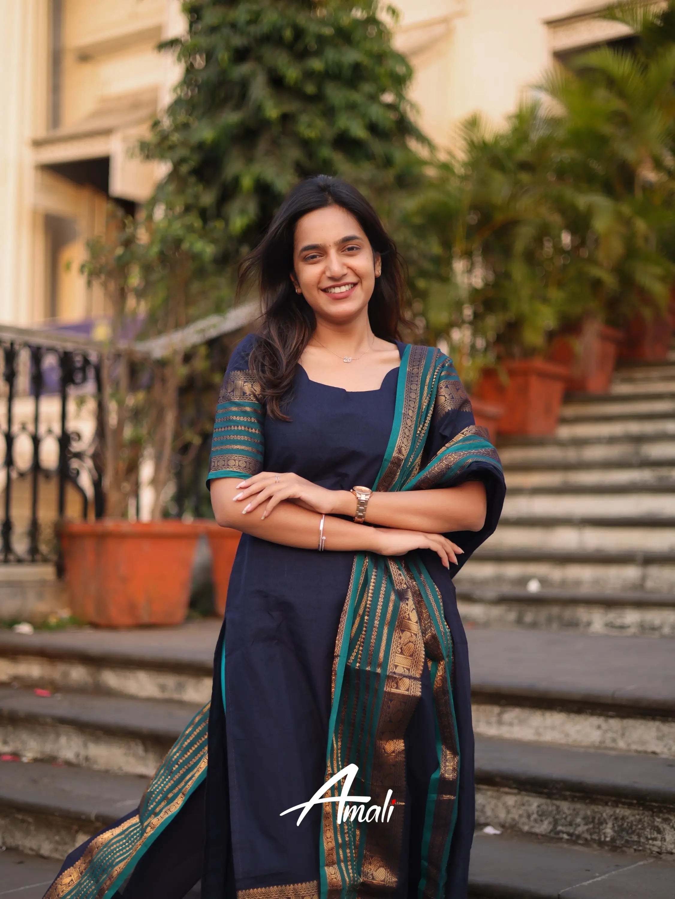 Kajal Kanchi Cotton Kurti Dupatta Set
