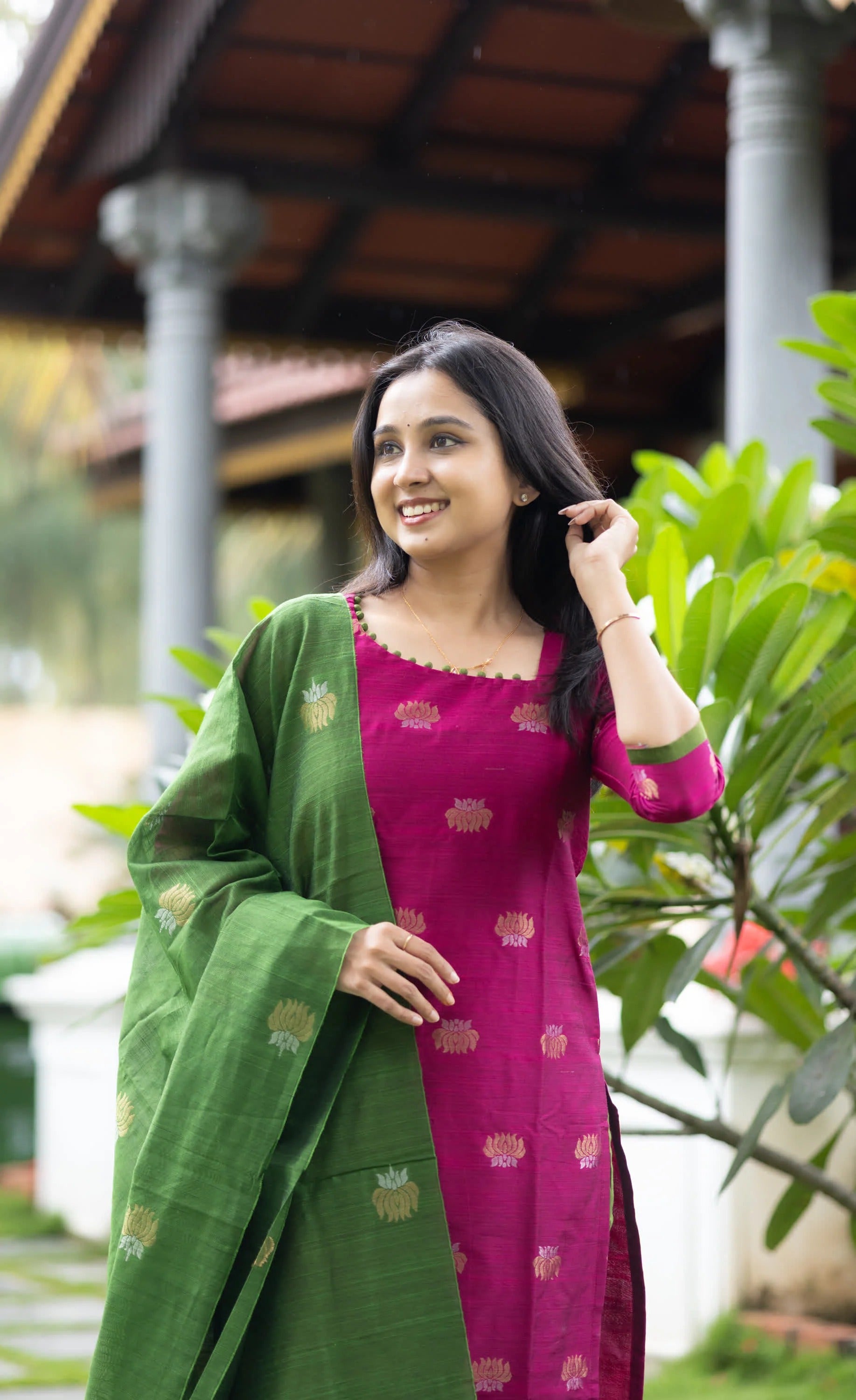 Athira Kanchi Cotton Kurta Set