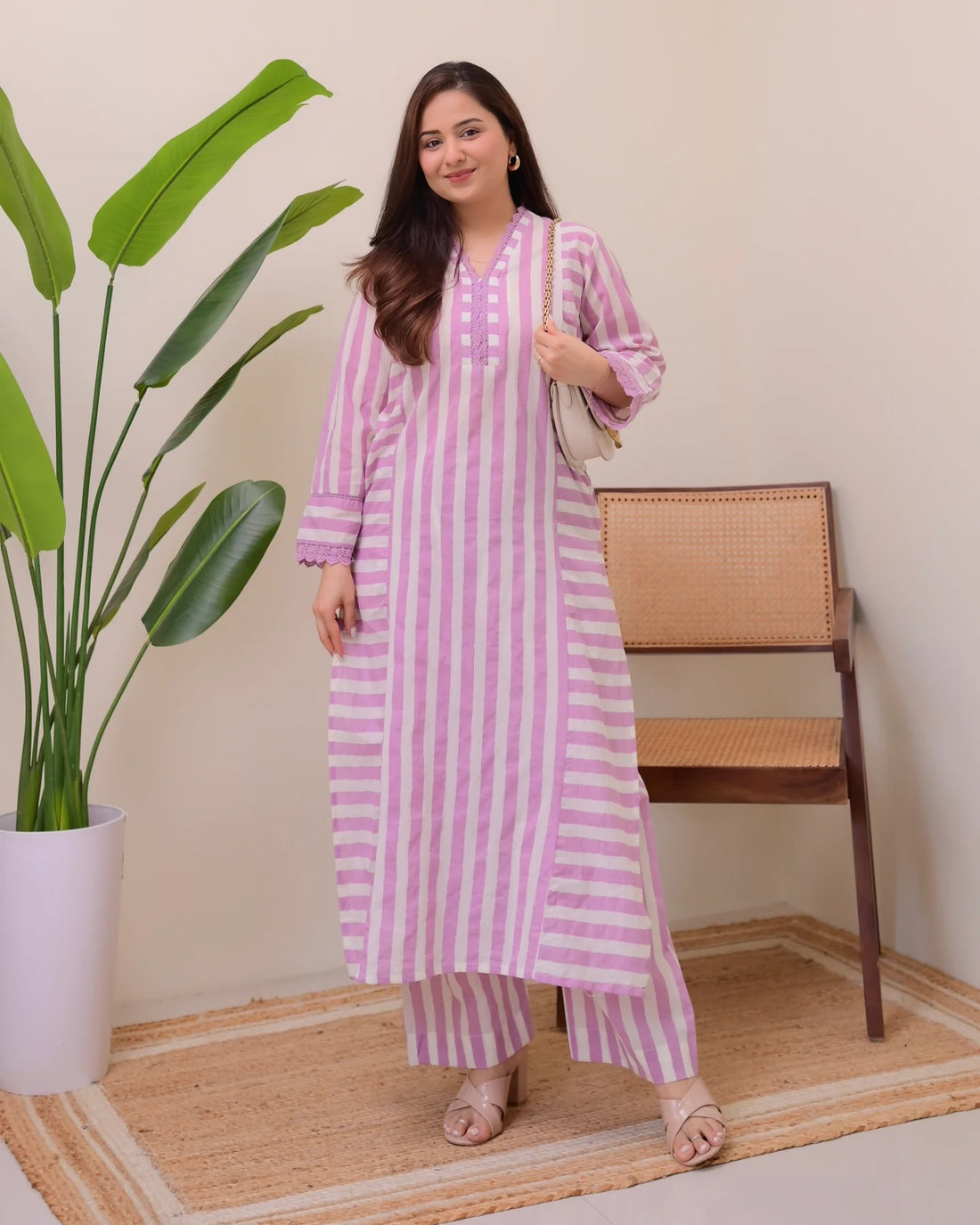 Grace Printed Rayon Kurta Palazzo Set