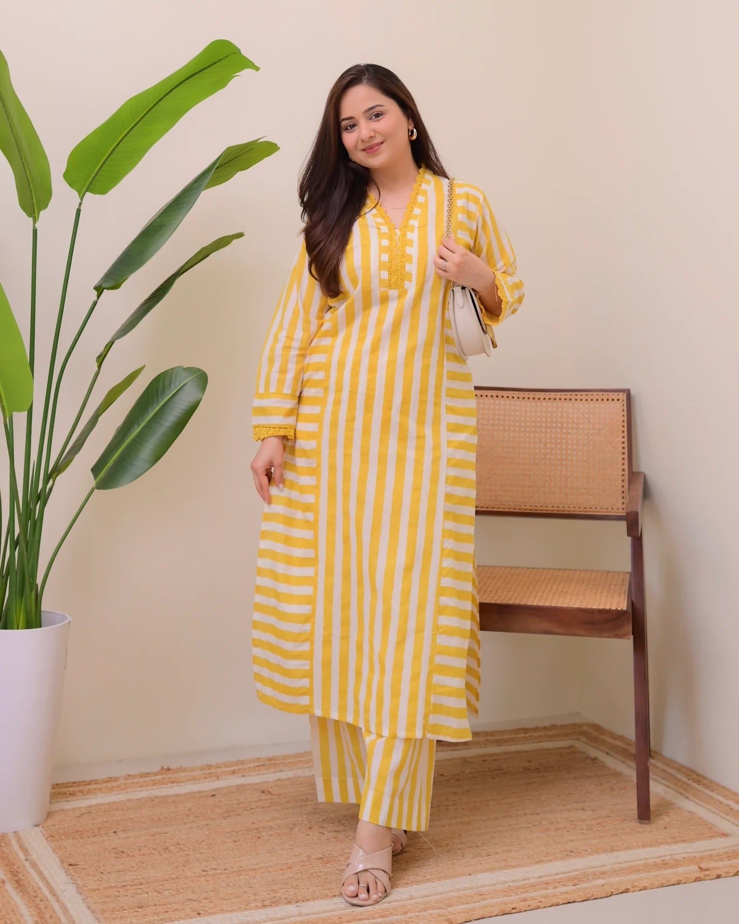 Grace Printed Rayon Kurta Palazzo Set