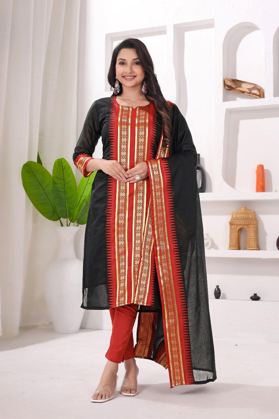 Serenity Kanchi Cotton Kurta & Dupatta Set