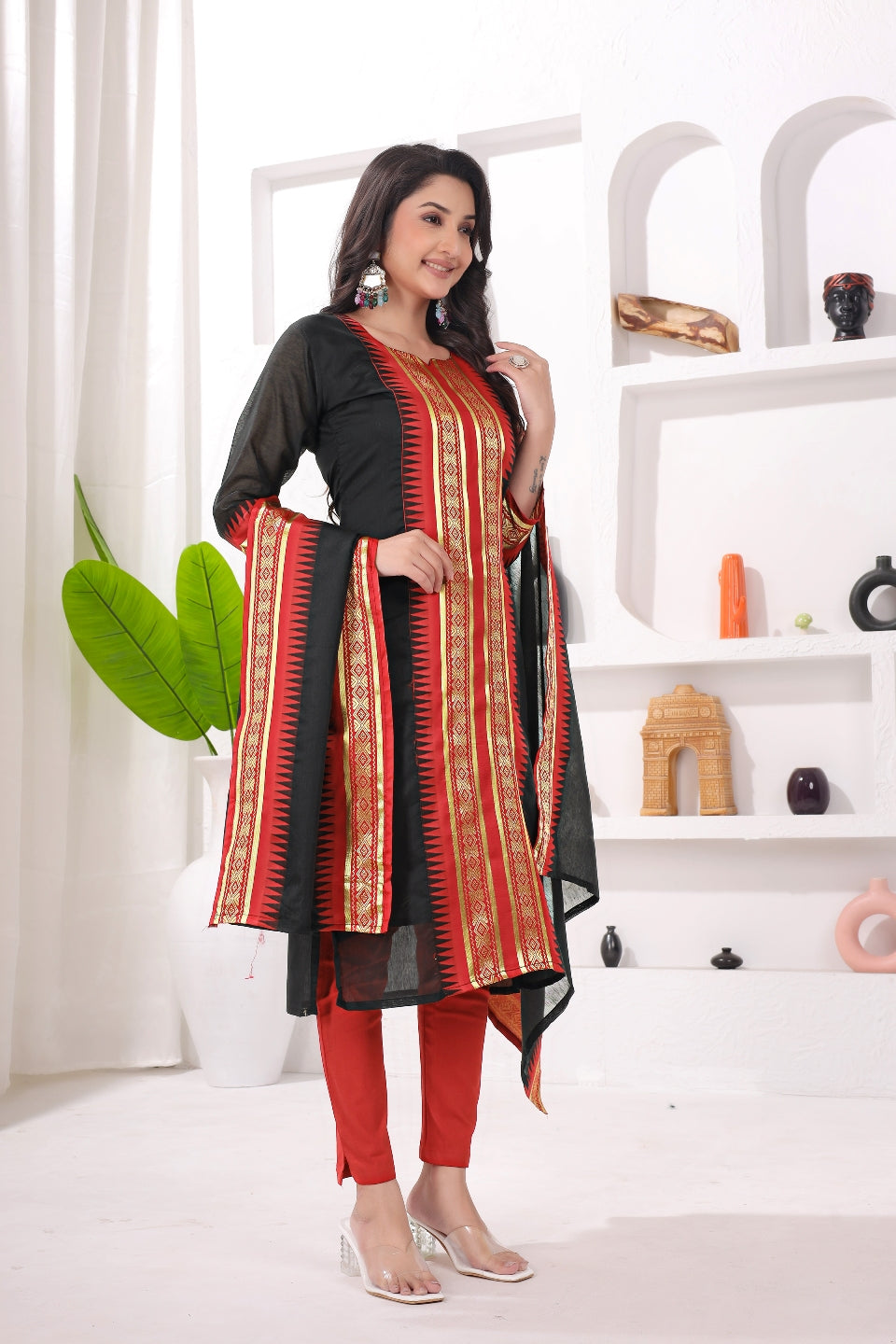 Serenity Kanchi Cotton Kurta & Dupatta Set