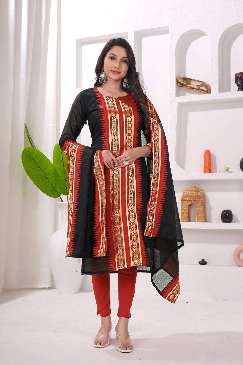 Serenity Kanchi Cotton Kurta & Dupatta Set