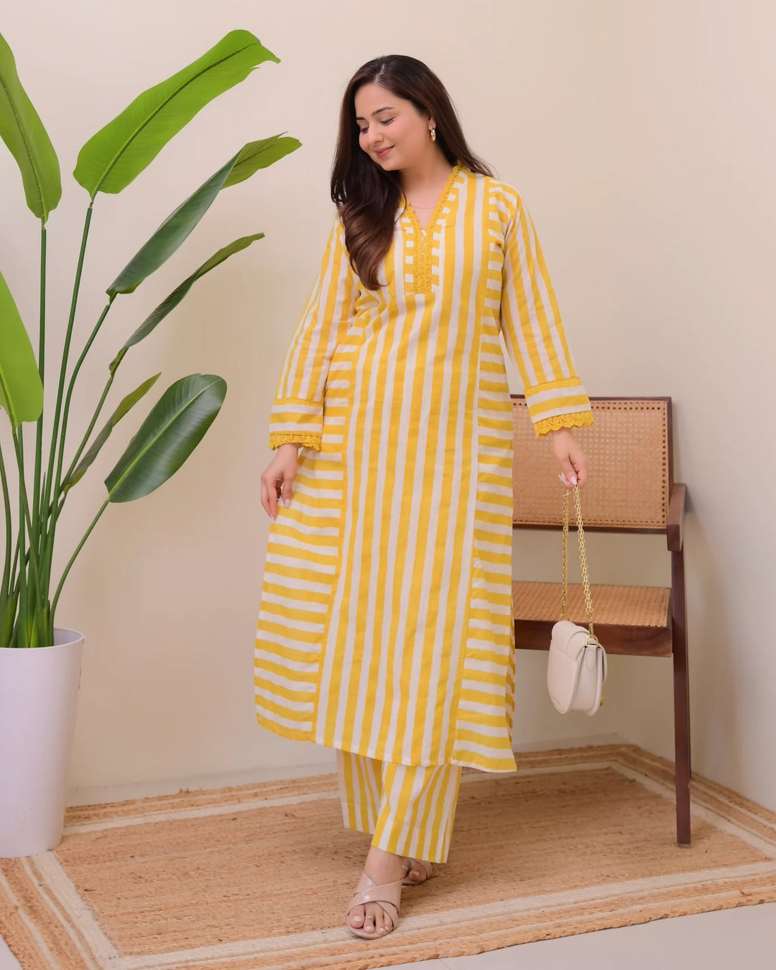 Grace Printed Rayon Kurta Palazzo Set