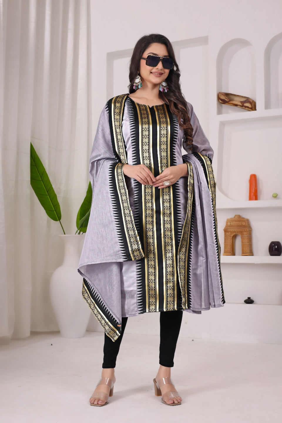 Serenity Kanchi Cotton Kurta & Dupatta Set