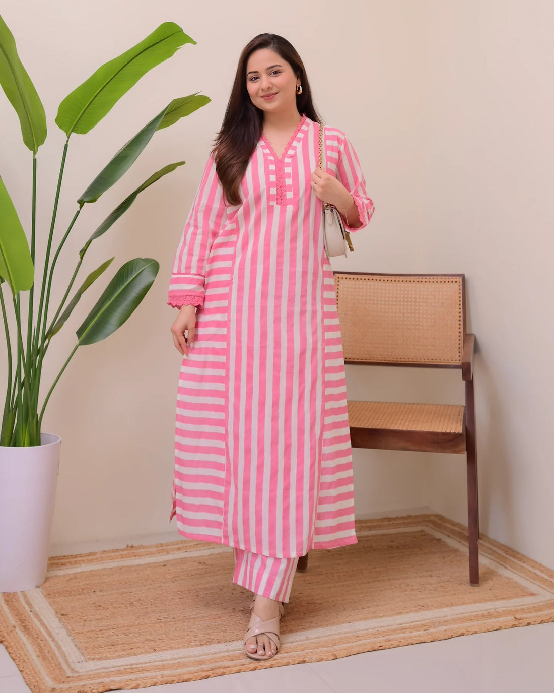 Grace Printed Rayon Kurta Palazzo Set