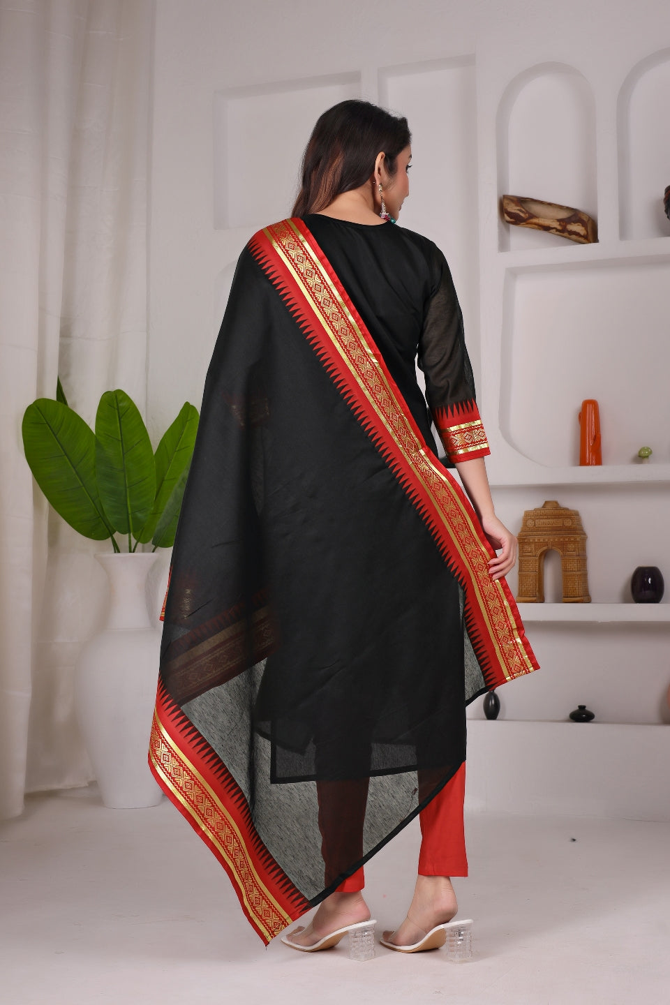 Serenity Kanchi Cotton Kurta & Dupatta Set