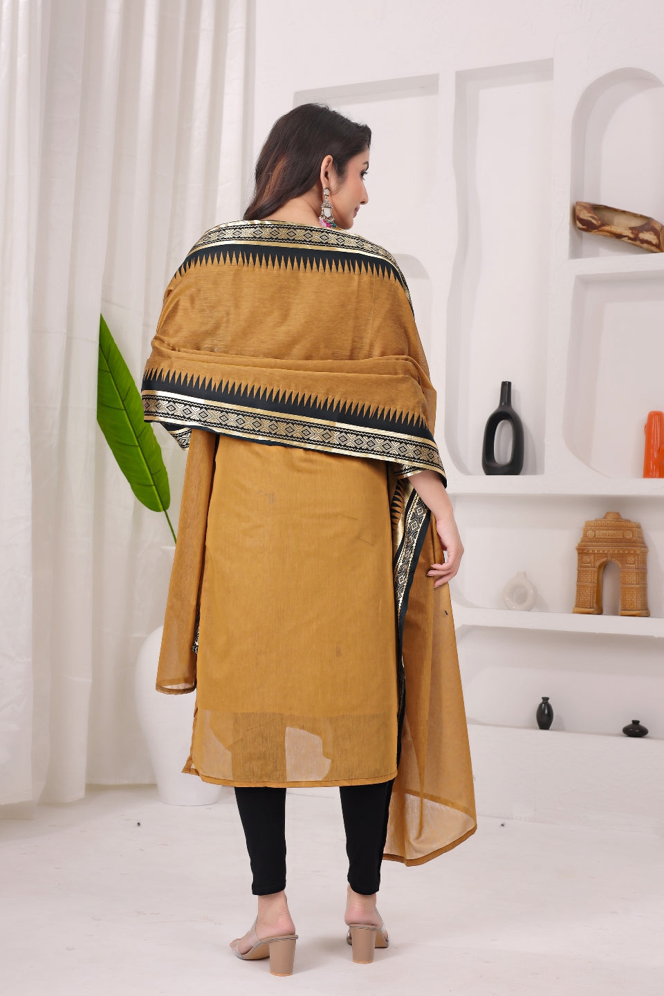 Serenity Kanchi Cotton Kurta & Dupatta Set
