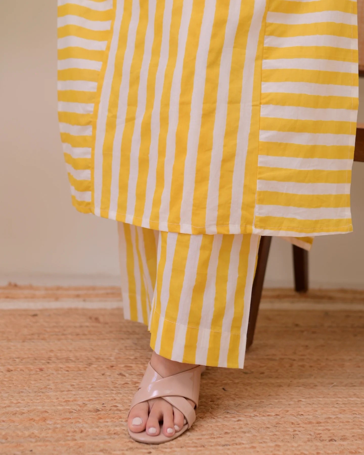 Grace Printed Rayon Kurta Palazzo Set