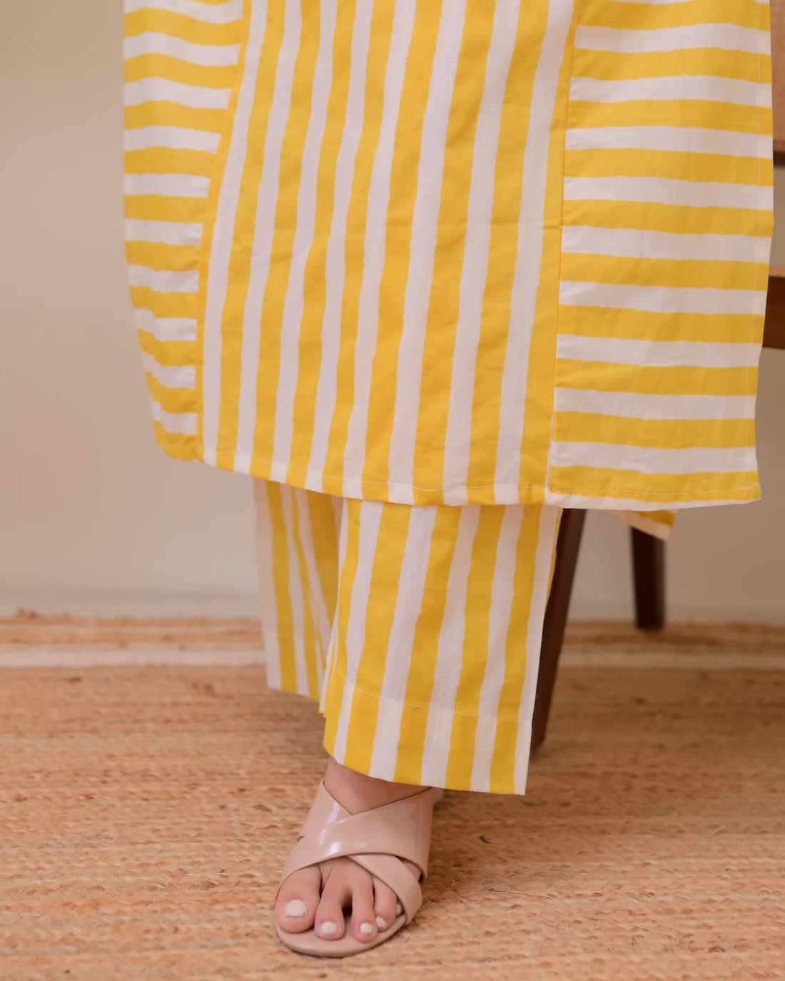 Grace Printed Rayon Kurta Palazzo Set