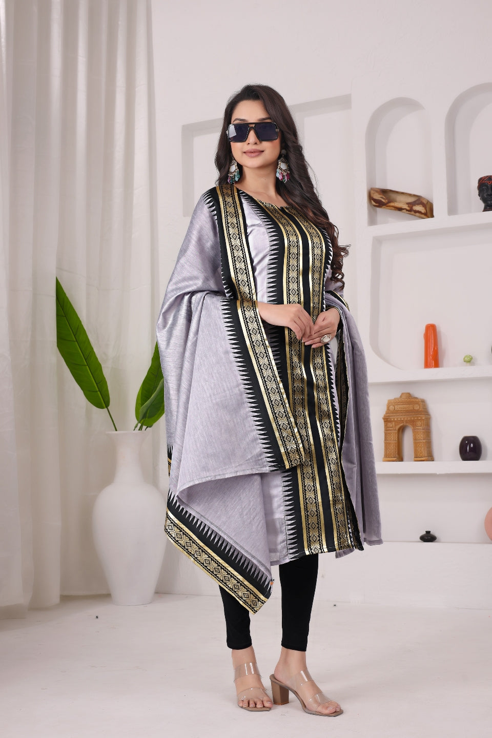 Serenity Kanchi Cotton Kurta & Dupatta Set