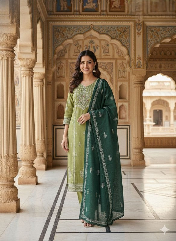 Kurti Pent Dupatta Set