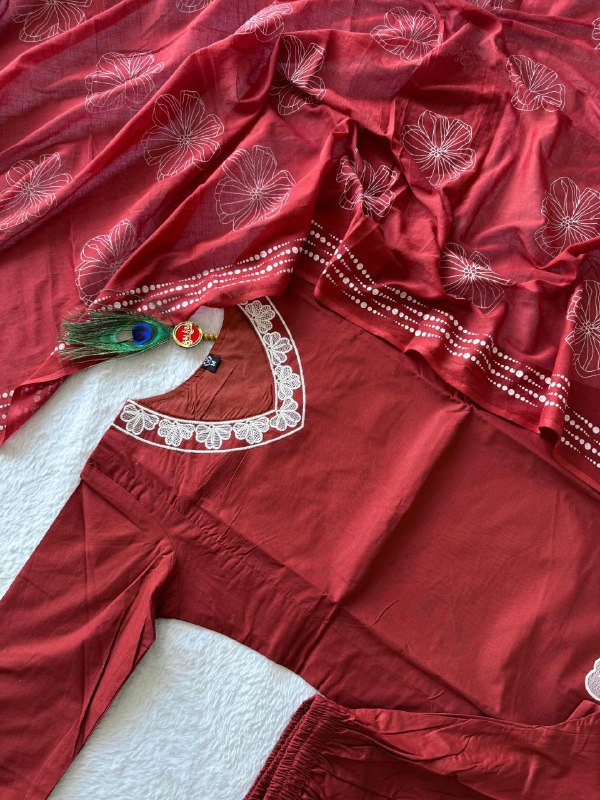 A-Line Kurti Pent Dupatta Set
