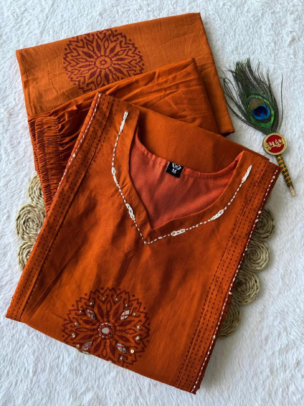 A-Line Kurti Pent Dupatta Set