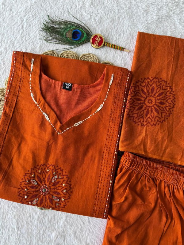 A-Line Kurti Pent Dupatta Set
