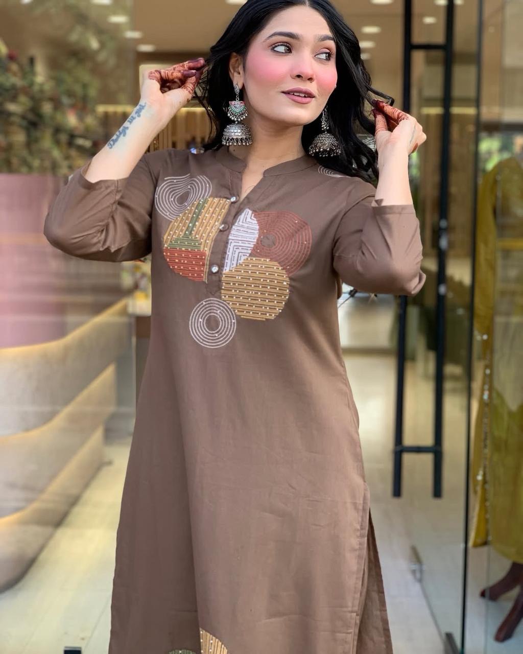 Roman Fabric Beautiful Suit Set