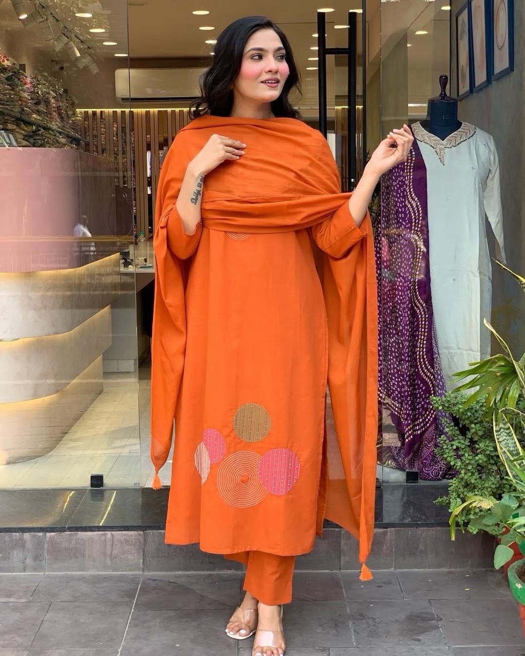 Roman Fabric Beautiful Suit Set