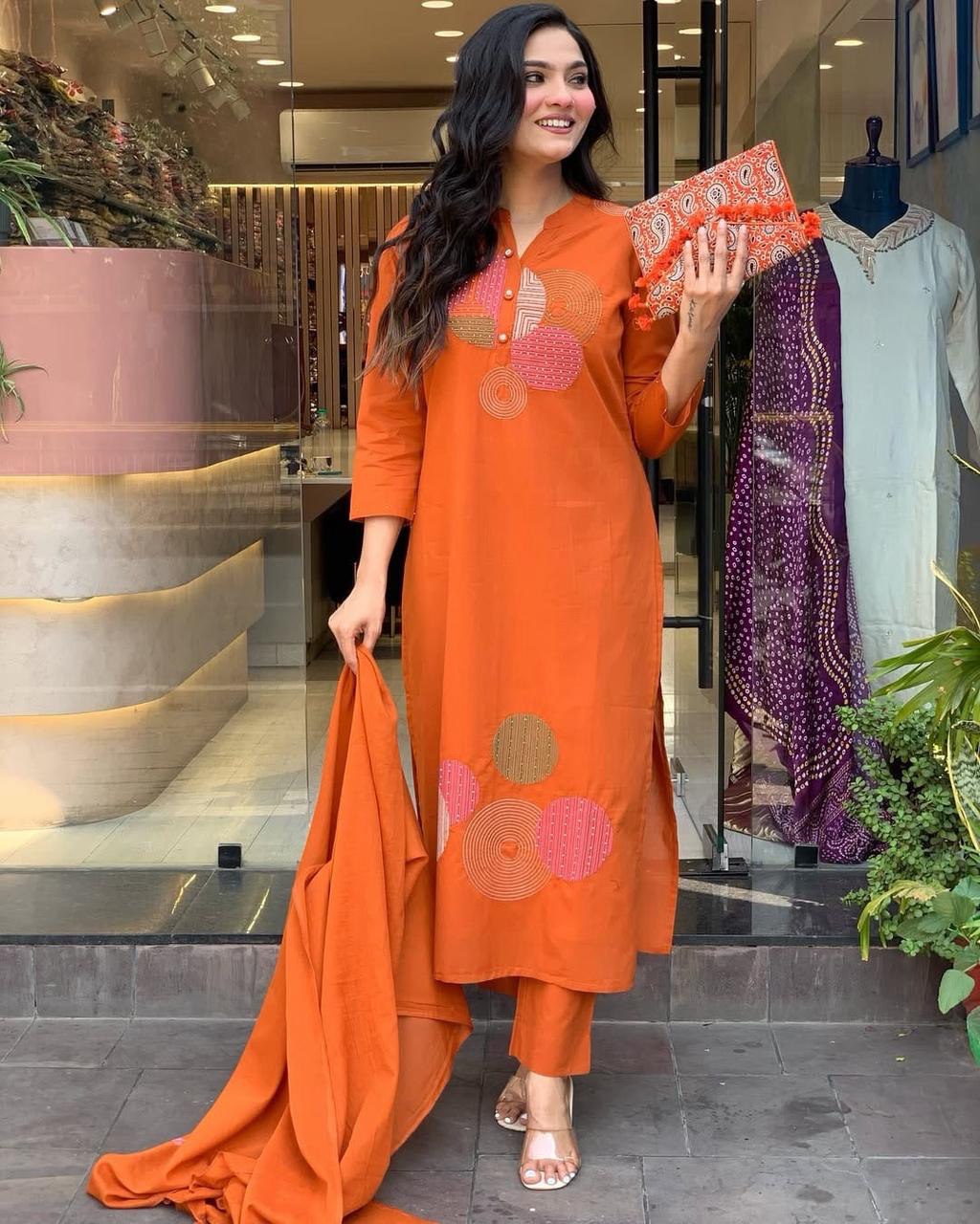 Roman Fabric Beautiful Suit Set
