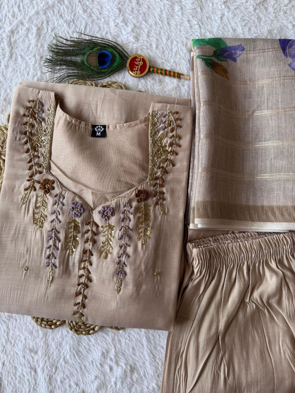 Kurti Pent Dupatta Set
