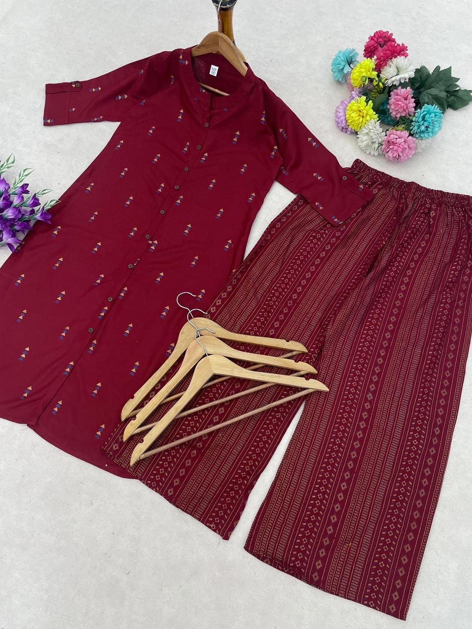 Reyon Beautiful Suit set and Duppta