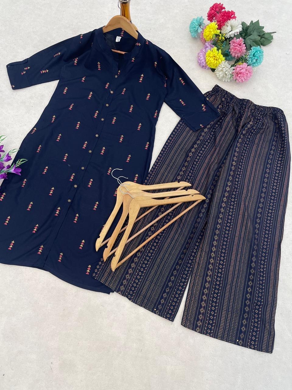 Reyon Beautiful Suit set and Duppta