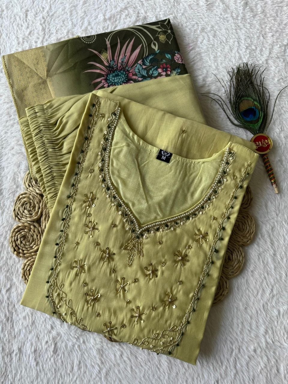 Kurti Pent Dupatta Set