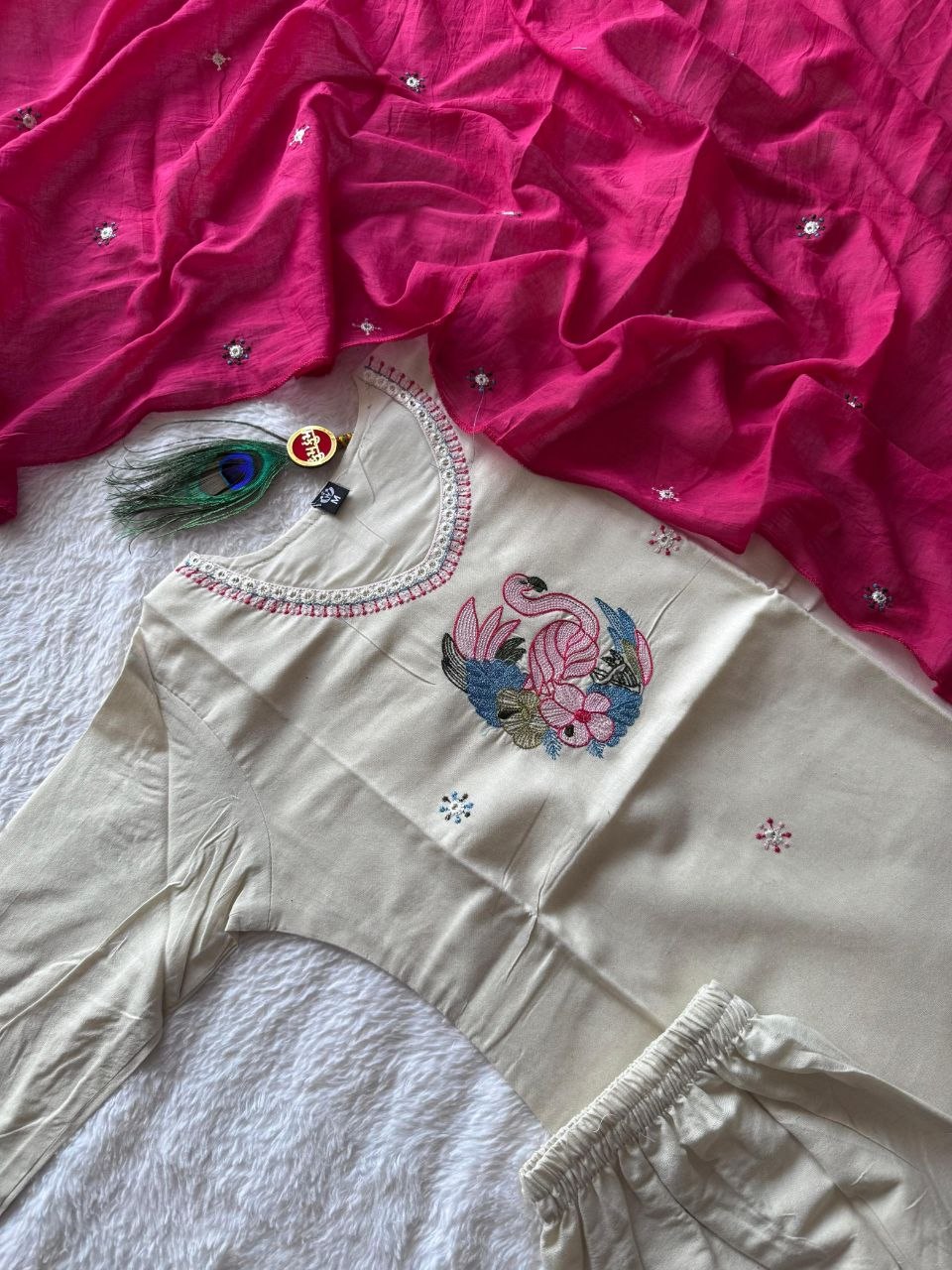 Kurti Pent Dupatta Set