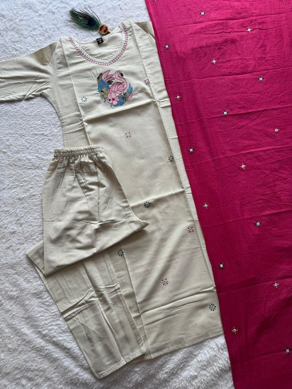 Kurti Pent Dupatta Set