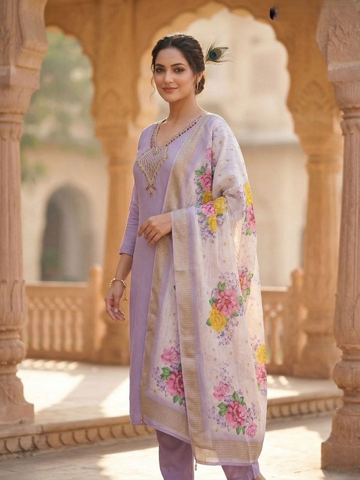 Kurti Pent Dupatta Set