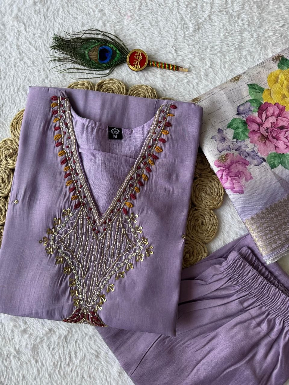 Kurti Pent Dupatta Set