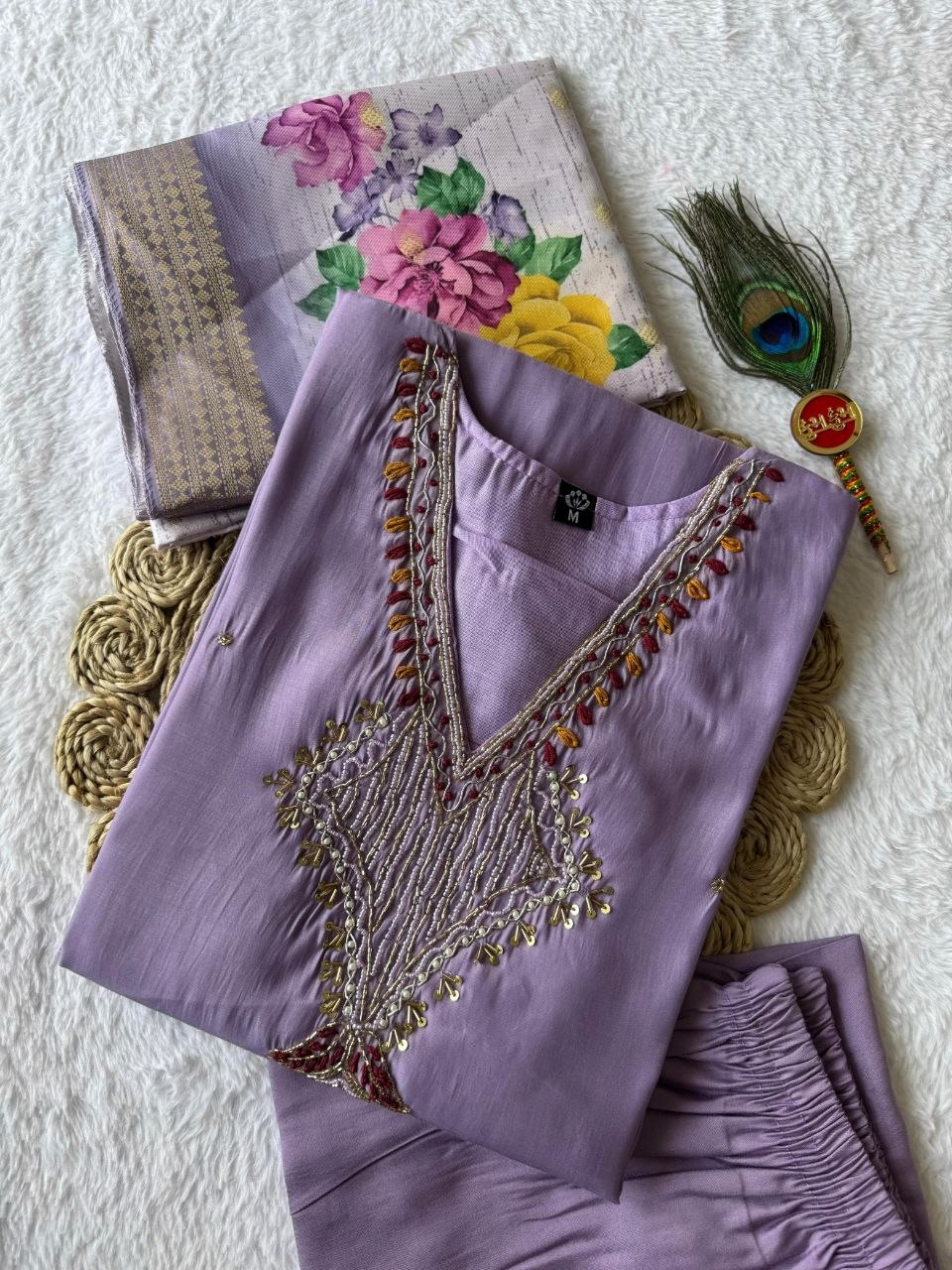 Kurti Pent Dupatta Set