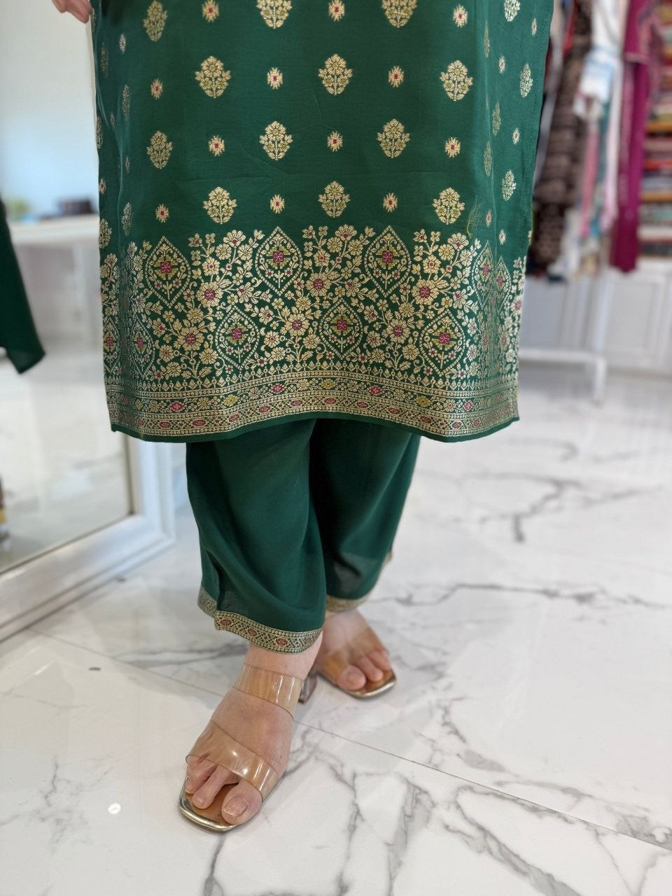 Banarasi Jacquard Suit Set