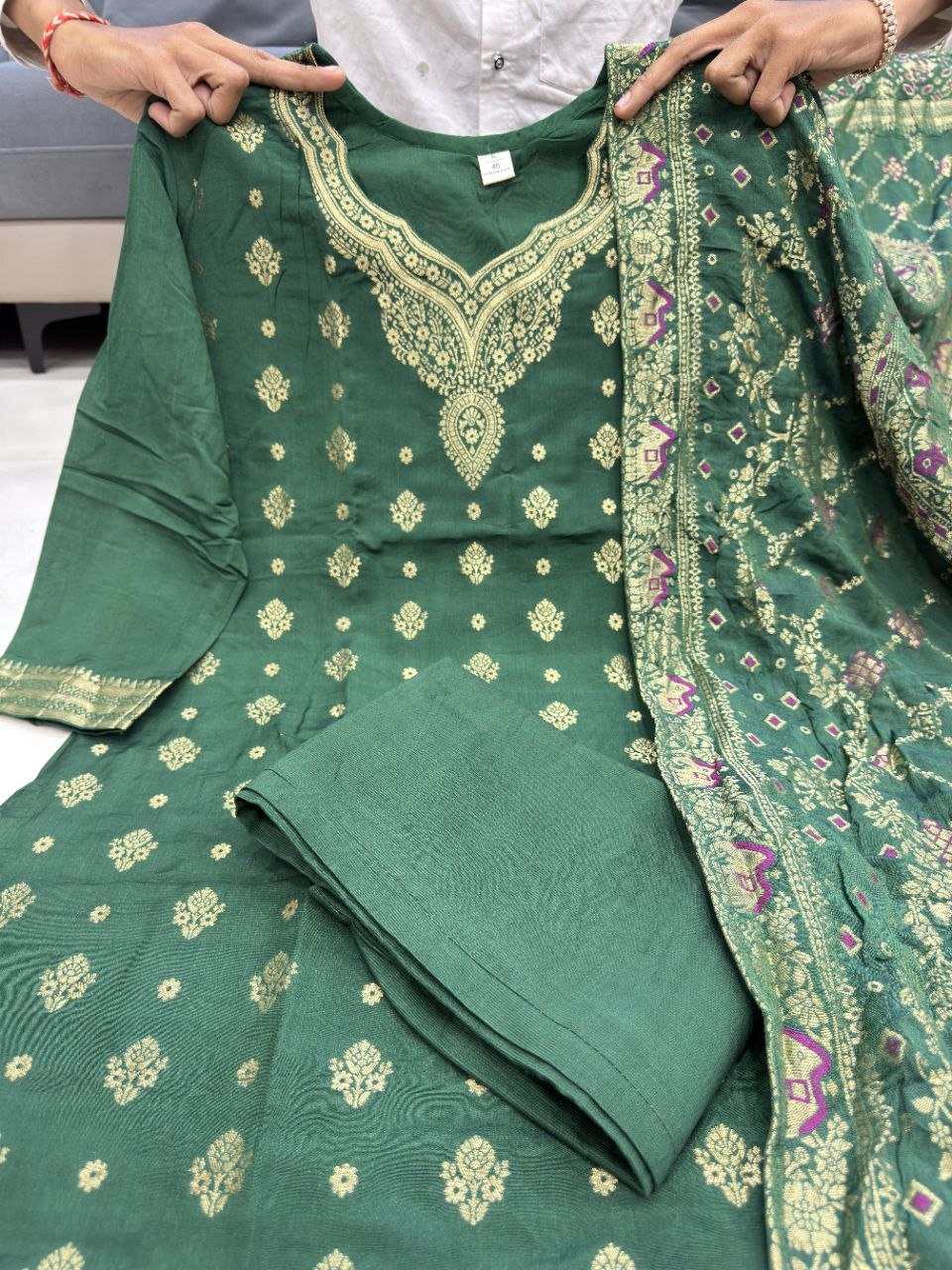 Banarasi Jacquard Suit Set
