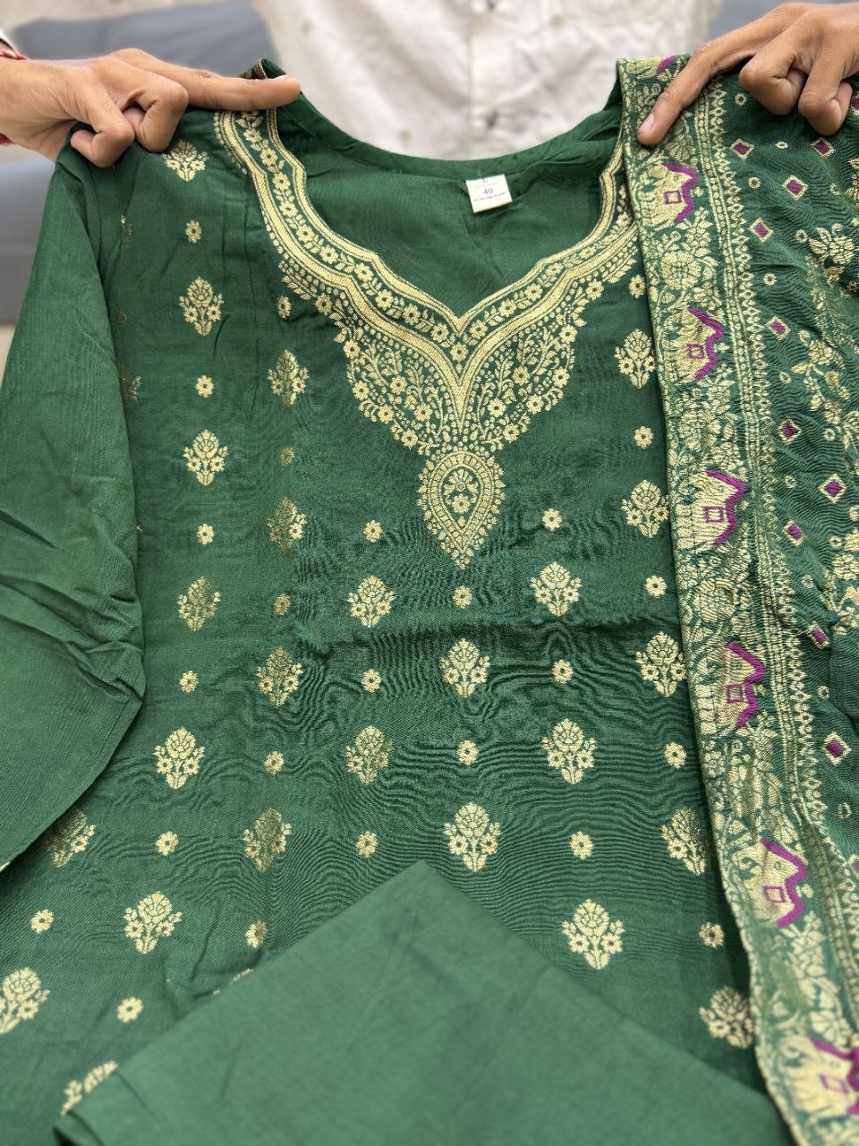 Banarasi Jacquard Suit Set