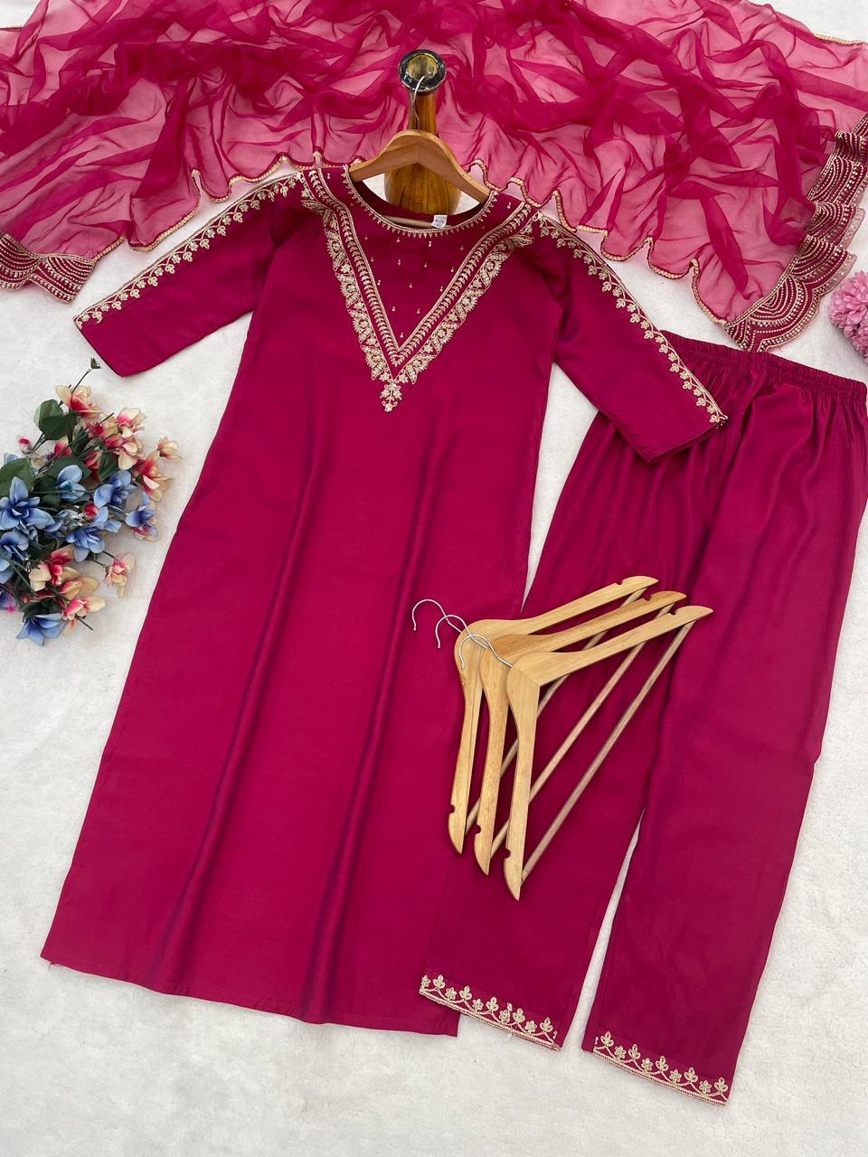 Roman Fabric Beautiful Suit Set