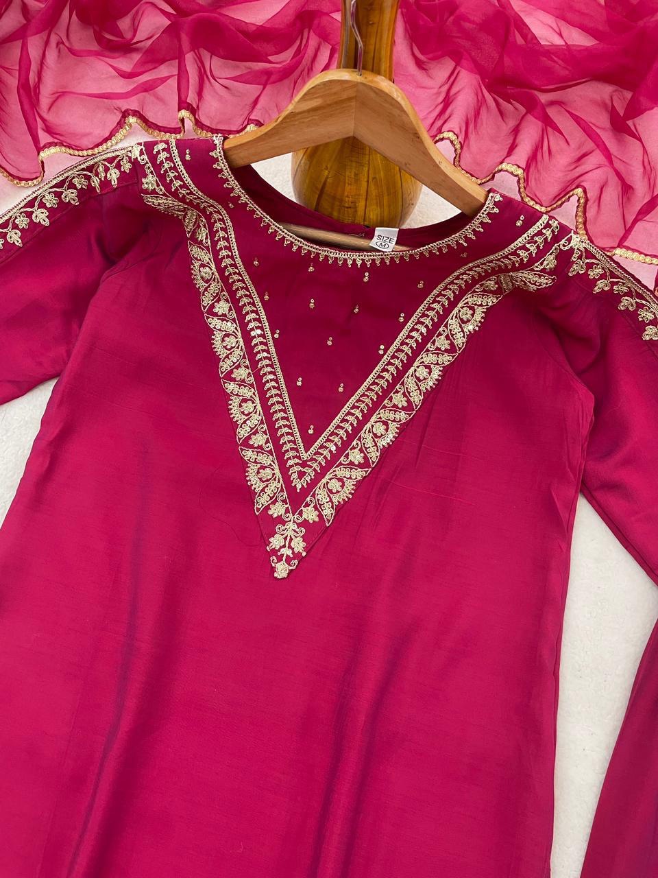 Roman Fabric Beautiful Suit Set