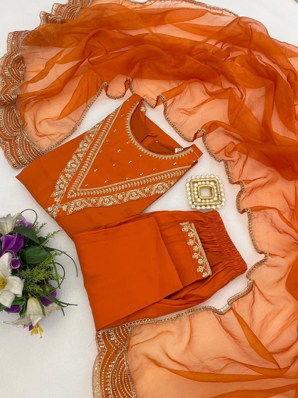 Roman Fabric Beautiful Suit Set