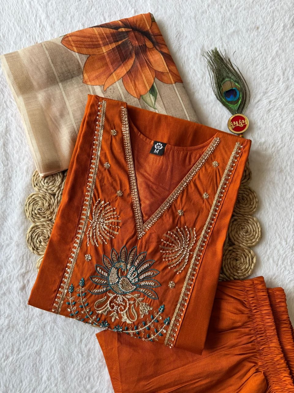 Kurti Pent Dupatta Set