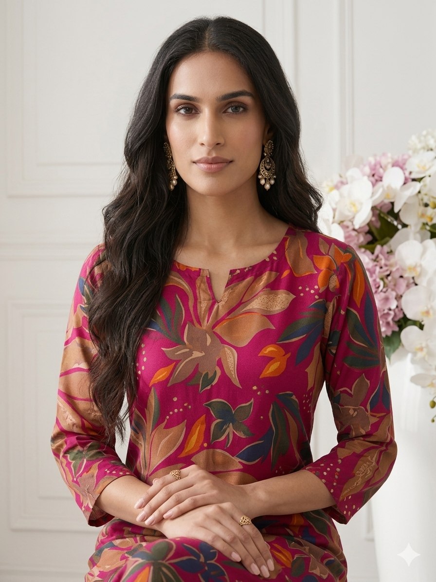 Vibrant Floral Printed Co-Ord Set