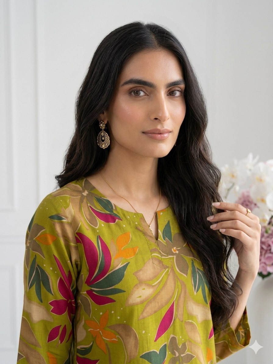 Vibrant Floral Printed Co-Ord Set