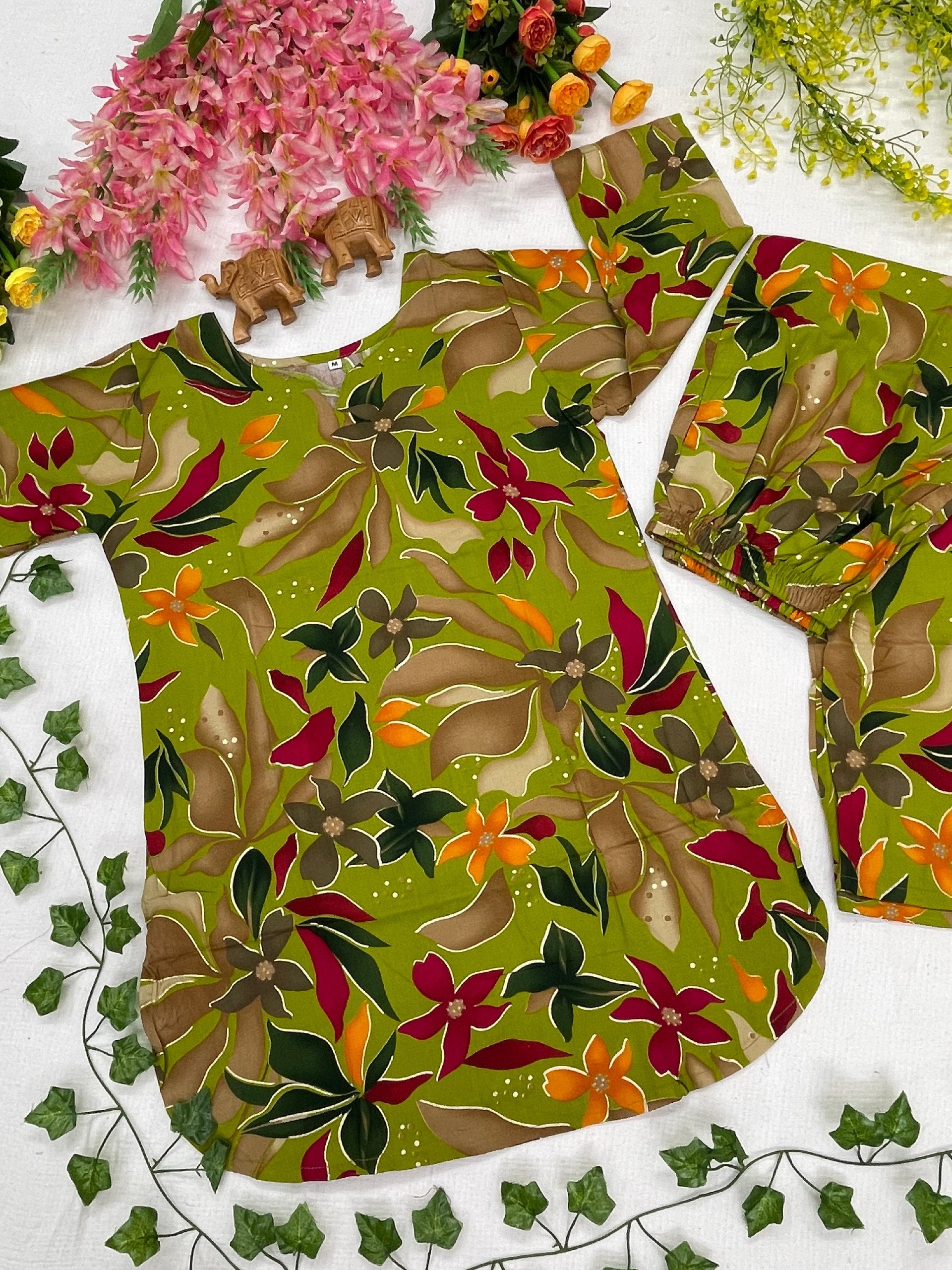 Vibrant Floral Printed Co-Ord Set