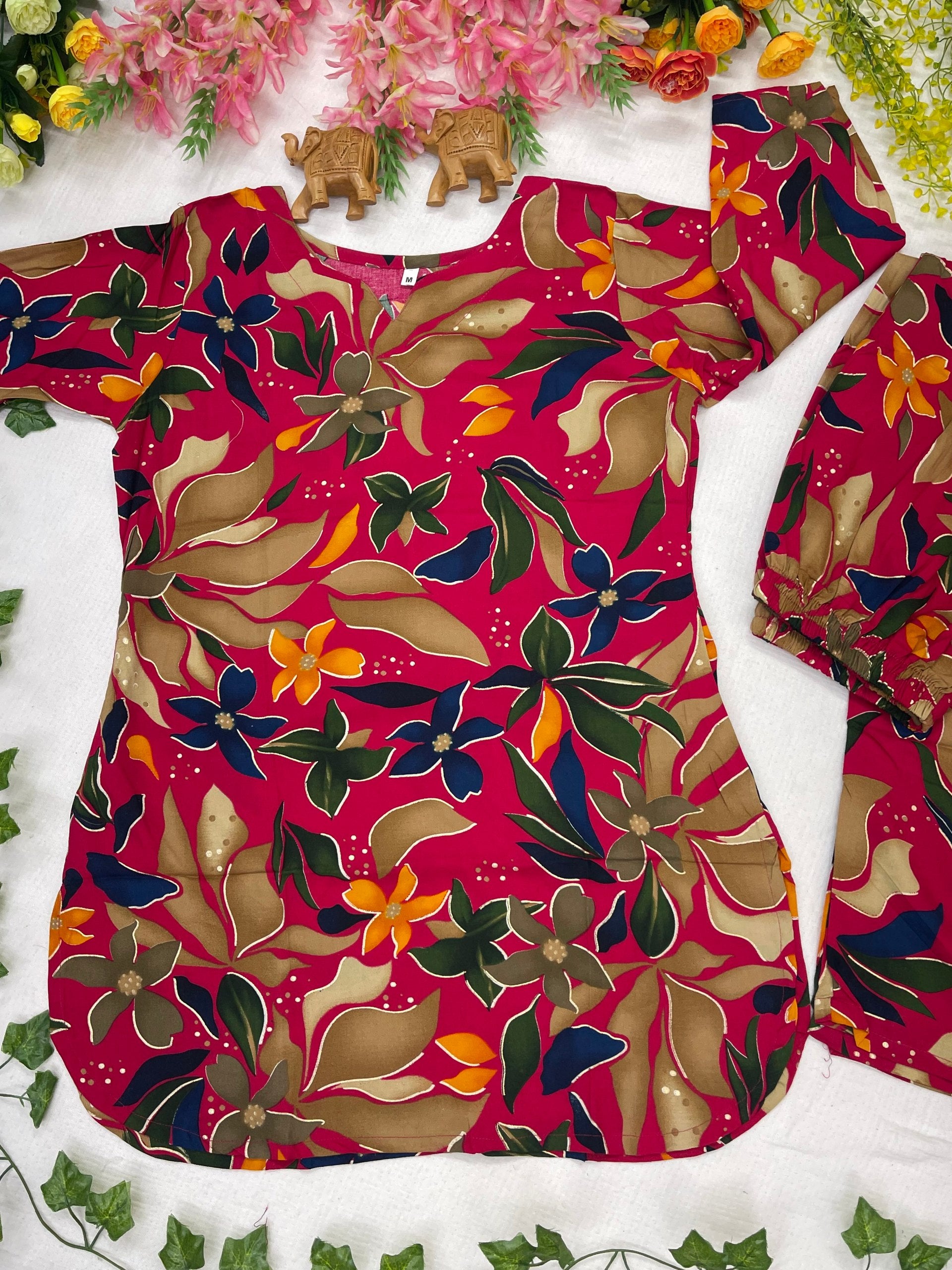 Vibrant Floral Printed Co-Ord Set