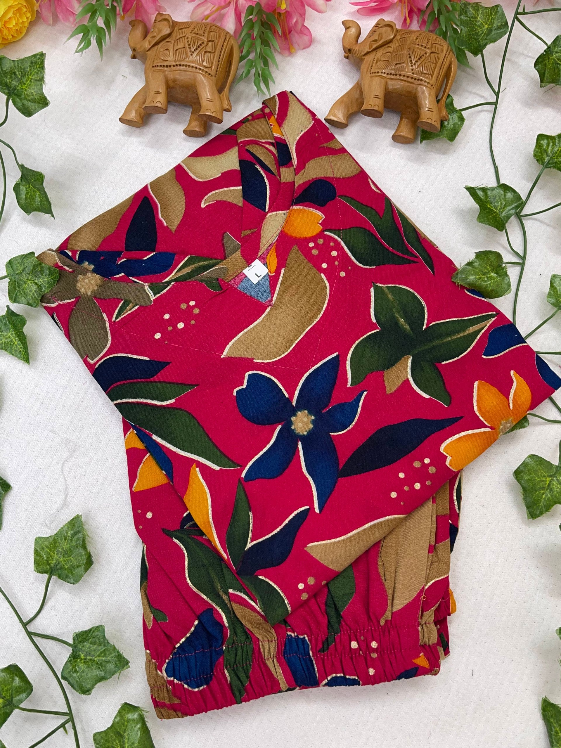 Vibrant Floral Printed Co-Ord Set