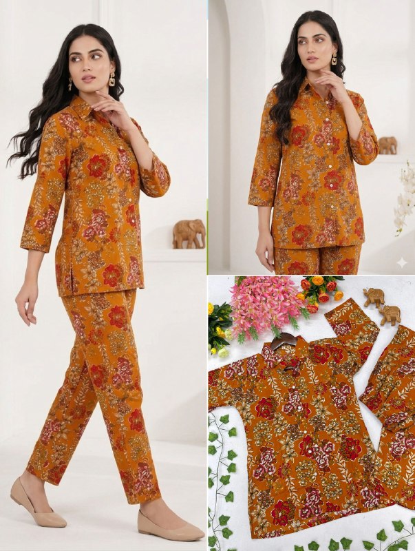 Elegant Floral Printed Co-Ord Set