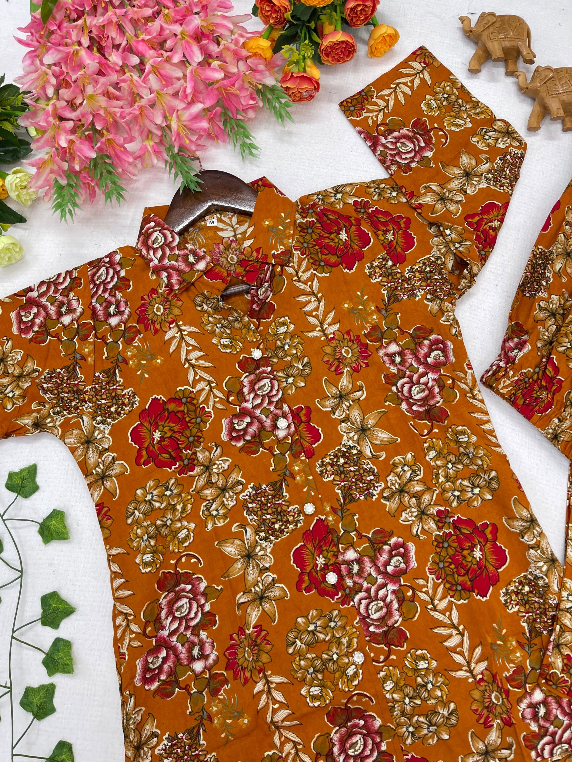 Elegant Floral Printed Co-Ord Set