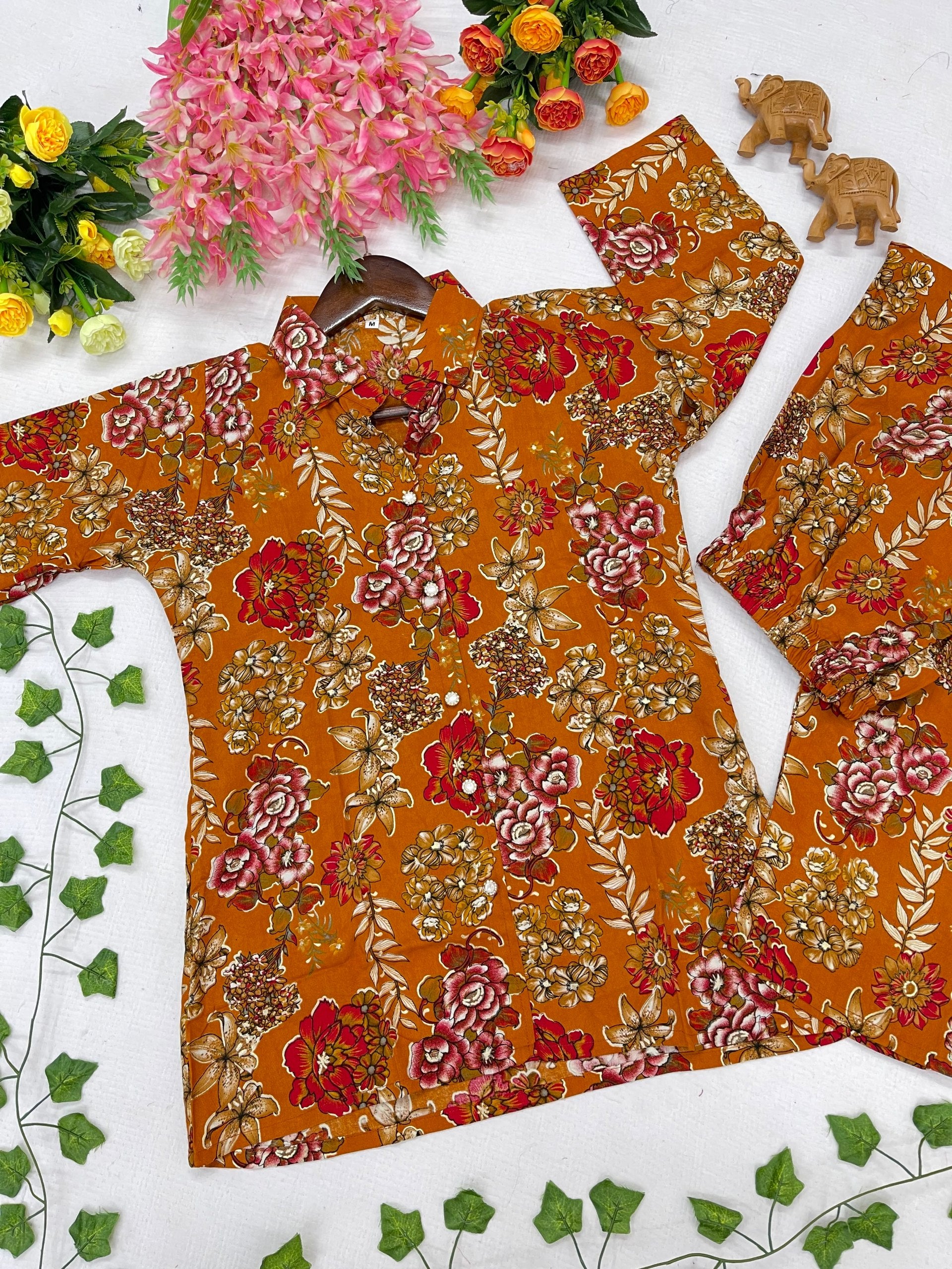 Elegant Floral Printed Co-Ord Set