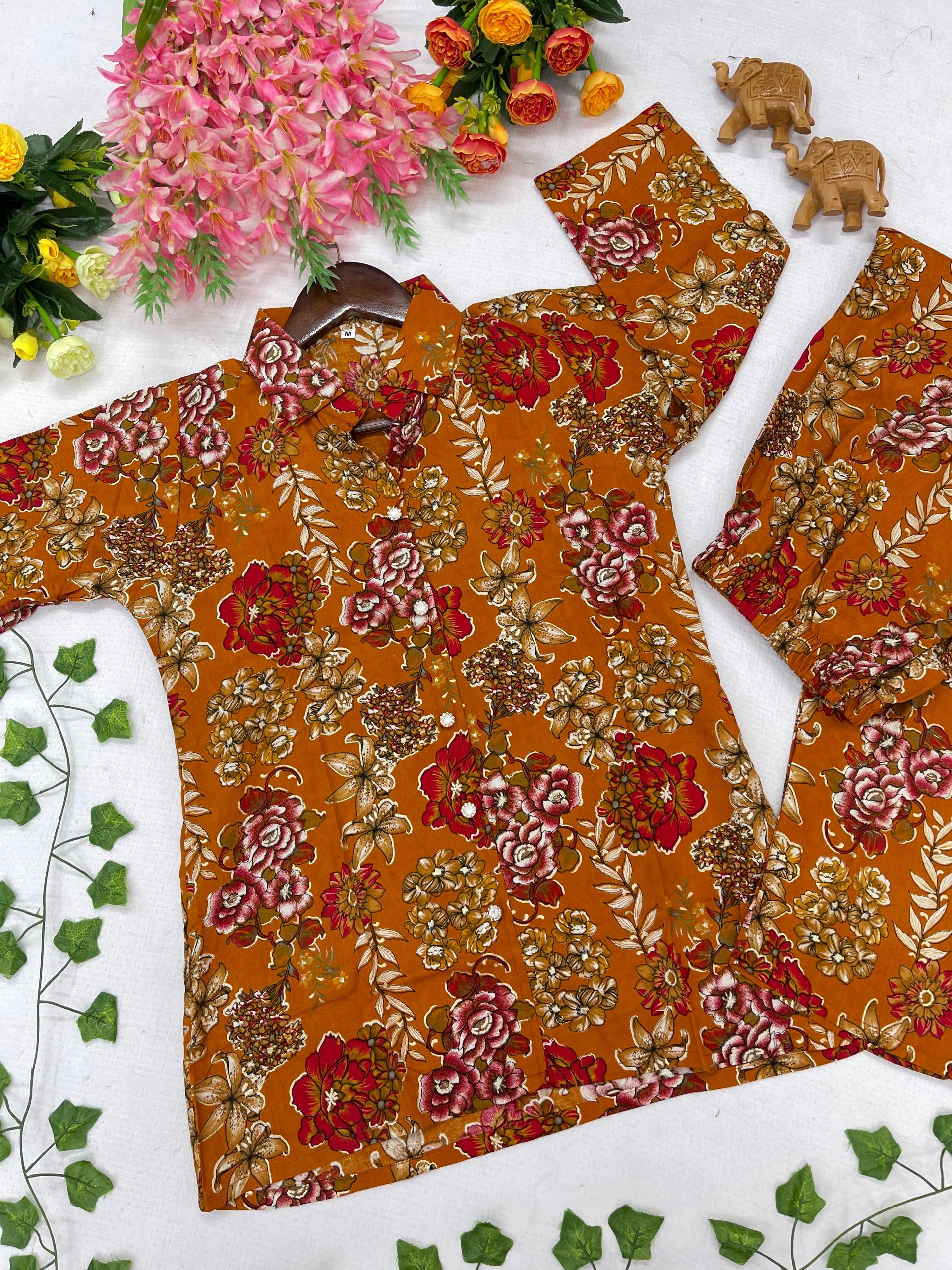 Elegant Floral Printed Co-Ord Set