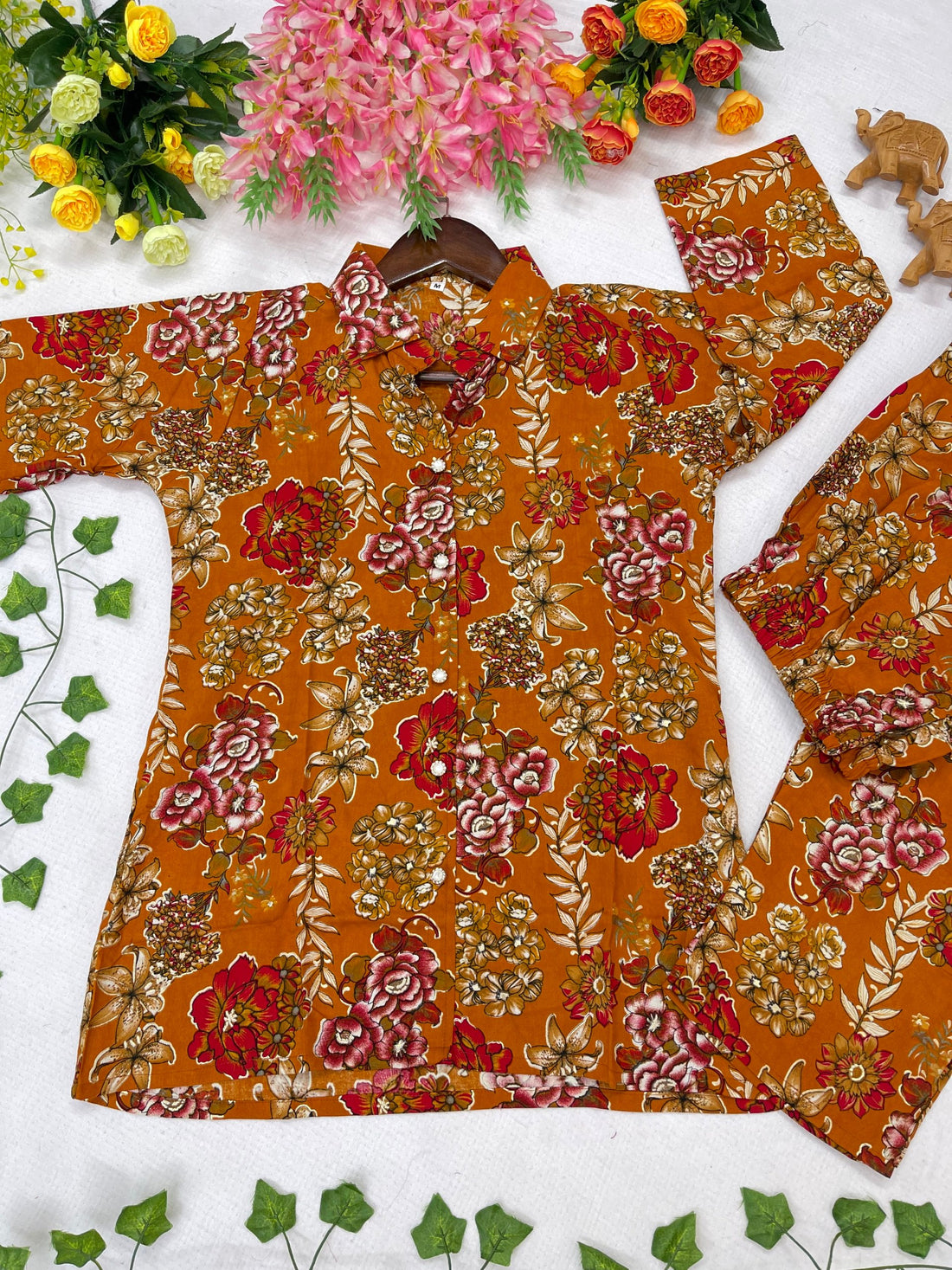 Elegant Floral Printed Co-Ord Set