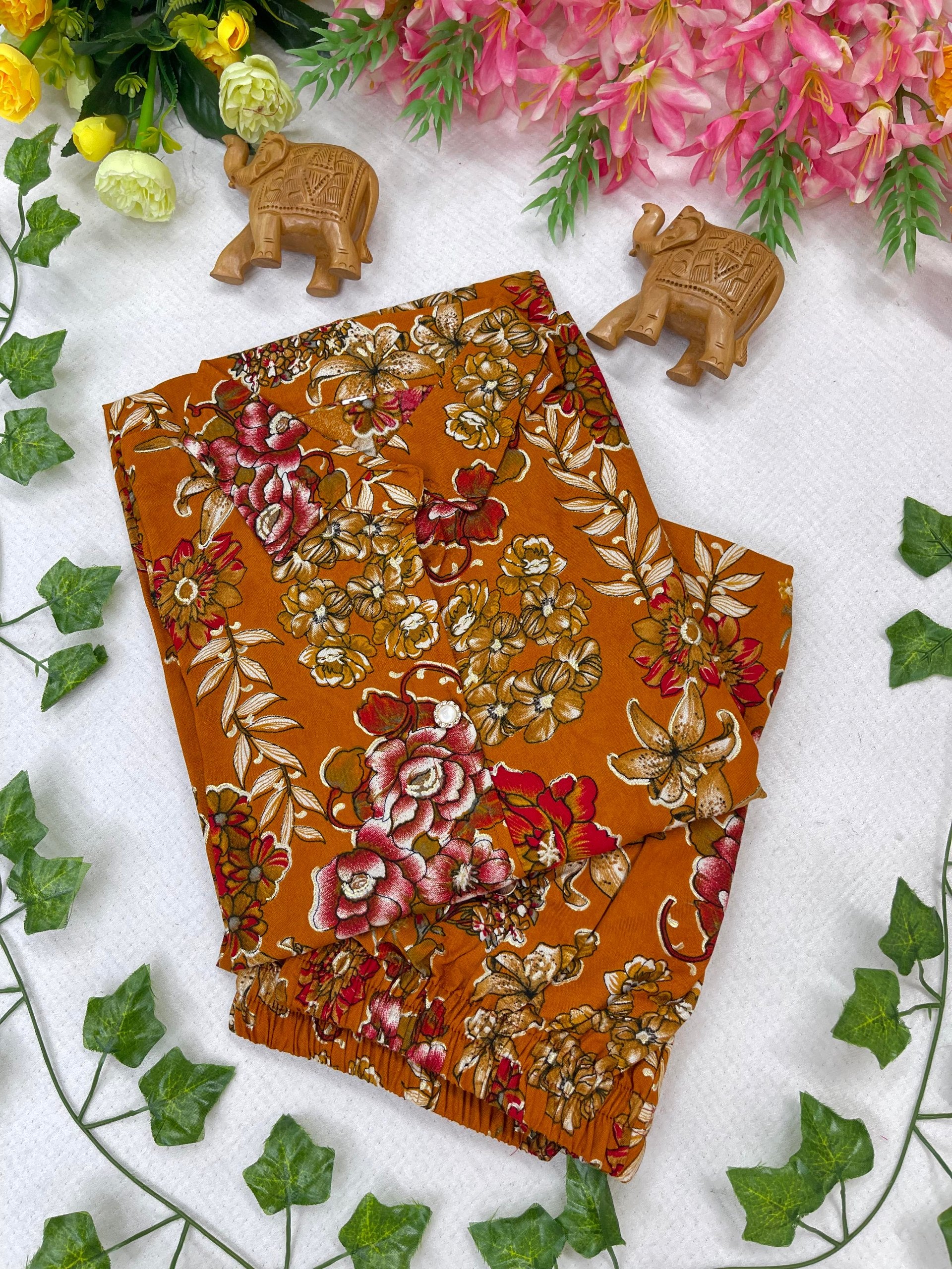 Elegant Floral Printed Co-Ord Set